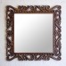 Artisan Handcrafted Pinewood Wall Mirror &apos;Rustic Spirals&apos; NOVICA Guatemala Art   312215761115